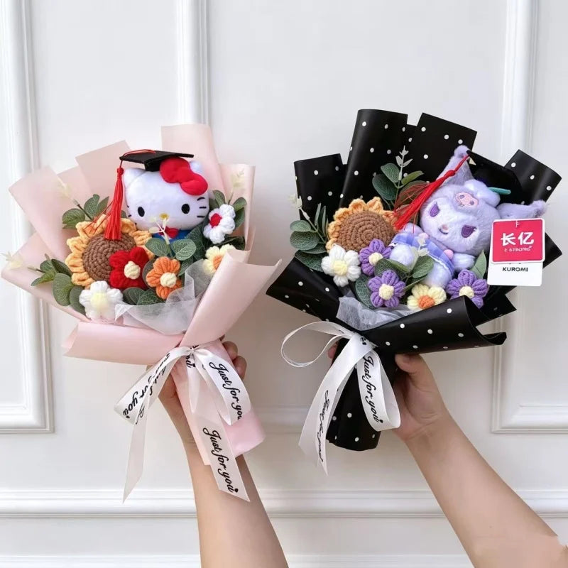Hello Kitty Plush Bouquet — Kawaii Sanrio Graduation & Birthday Gift