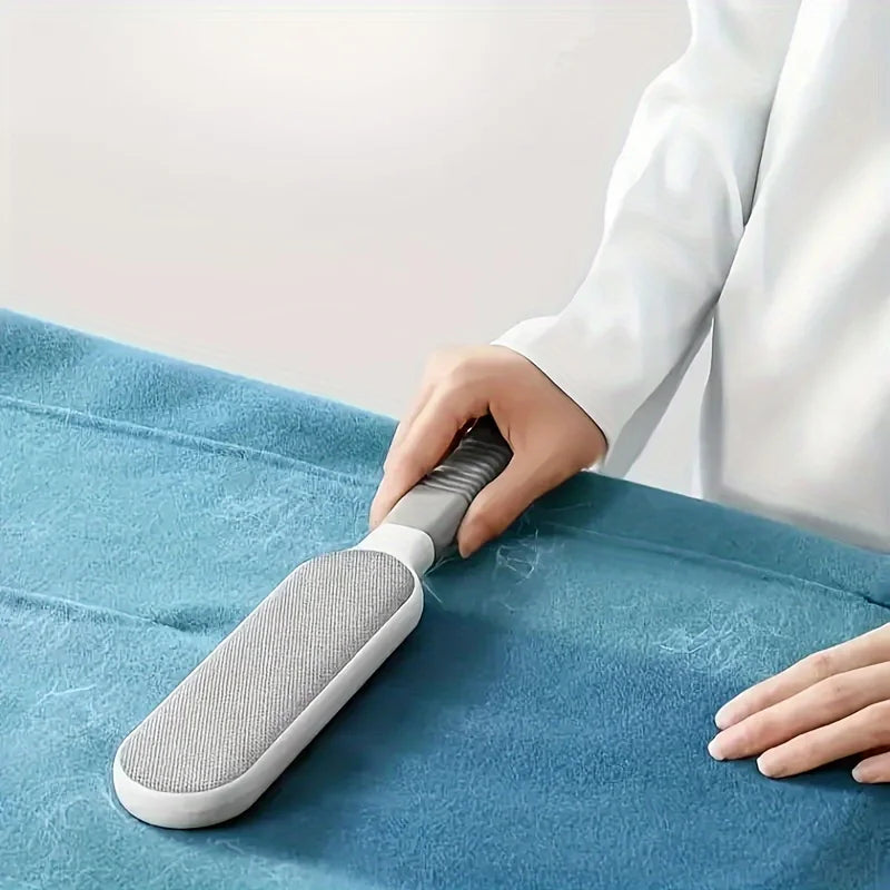 Reusable Pet Hair Remover Brush — Double-Sided Lint Roller for Furniture