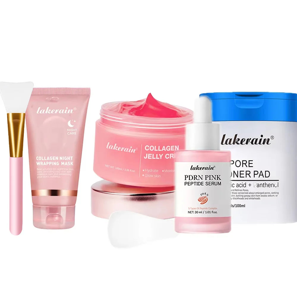 Korean Collagen Peel-Off Face Mask Anti-Wrinkle Lifting Overnight Bio Pack Night Wrapping Mask